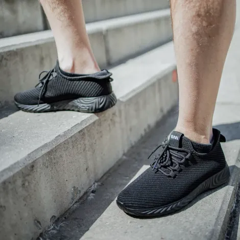 Ultralekkie oddychające wygodne sneakersy Nexo Black Low Upgrade Bennon kolor czarny - 3